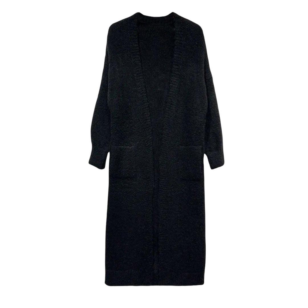 LANG ZWARTE CARDIGAN - Maliyah